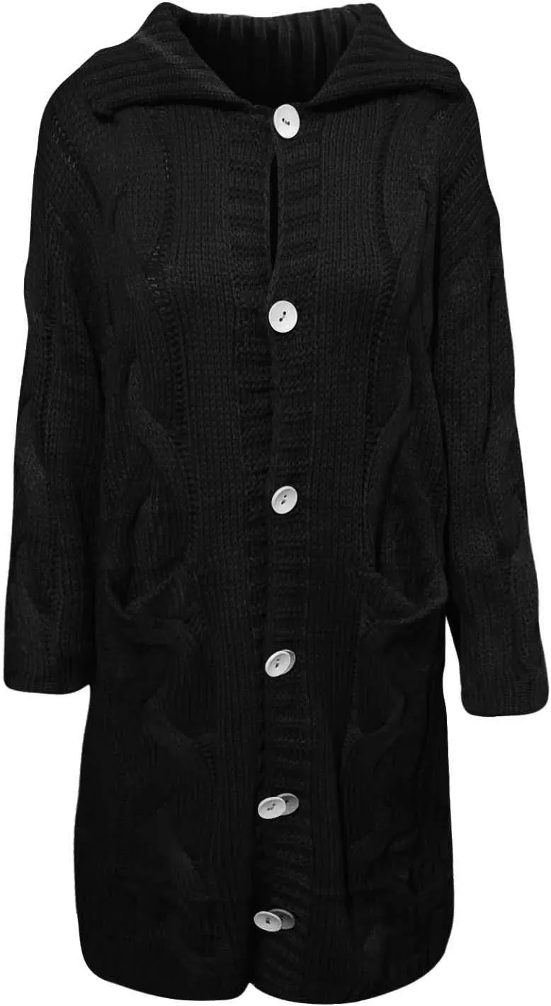 Trench Coats for Women Women Cardigan Breasted Large Long Single Sleeves Coat Women's Coat Double-Breasted Classic