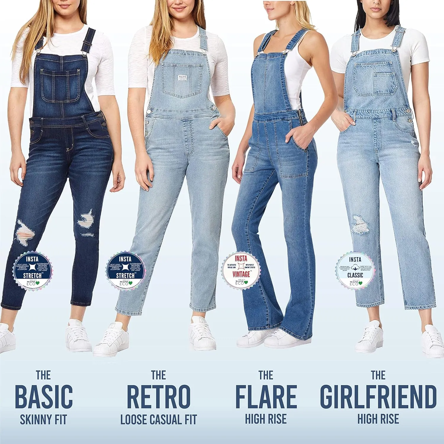 WallFlower Women's Overalls Juniors
