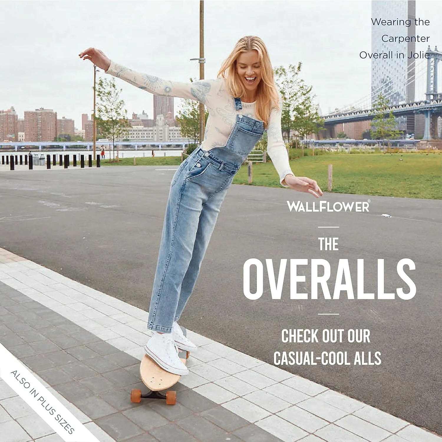 WallFlower Women's Overalls Juniors