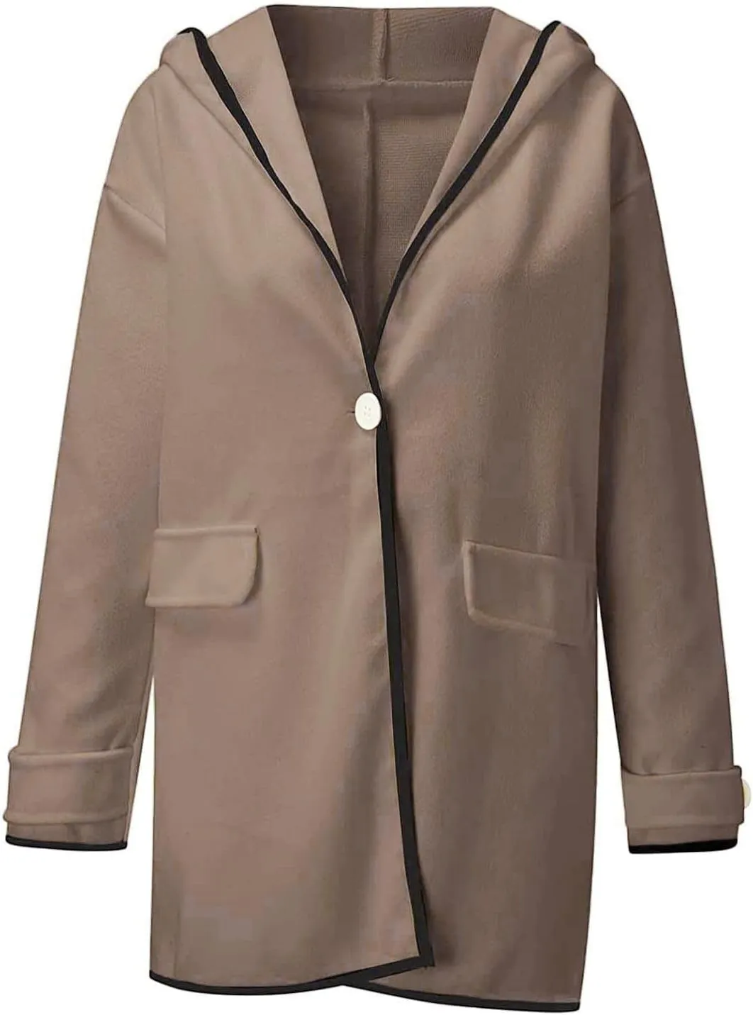 Winter Jackets For Women Womens Winter Wool Coat Trench Jacket Ladies Warm Slim Long Overcoat Outwear