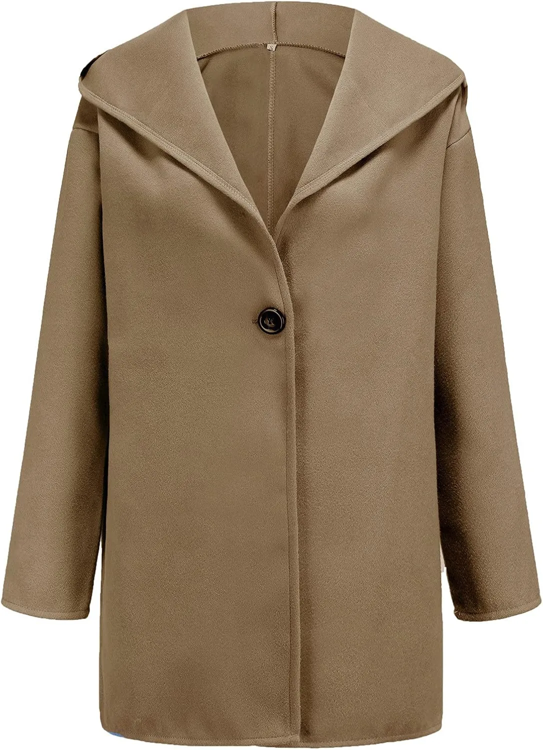 Winter Jackets For Women Womens Winter Wool Coat Trench Jacket Ladies Warm Slim Long Overcoat Outwear