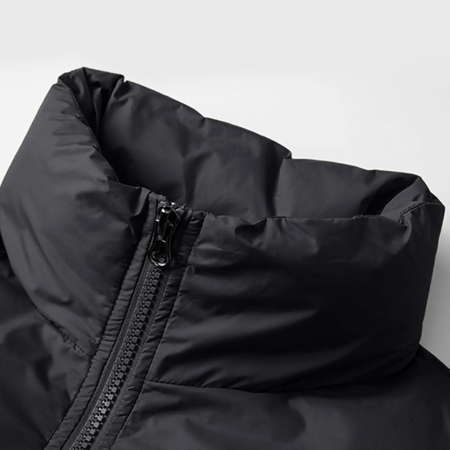 Winter Quilted Insulated Jackets For Men Heavyweight Cotton Padded Jacket Stand Collar Thickened Coats For Travel Ski