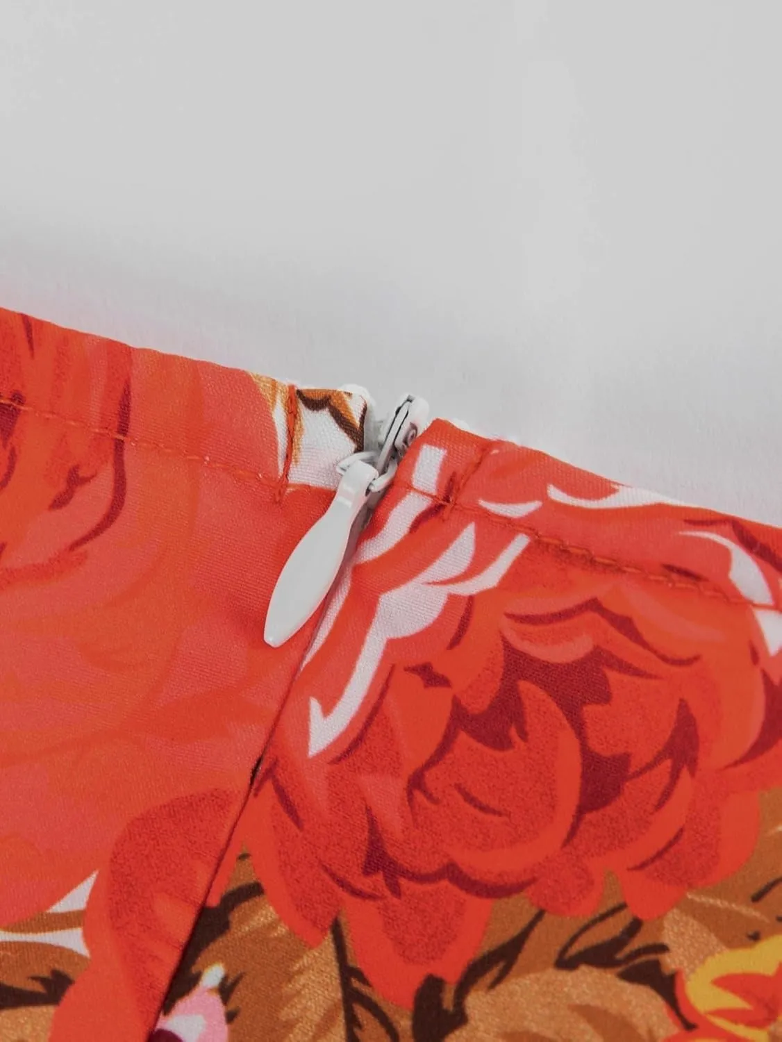 Women's 2023 Summer Sexy Mini Short Bodycon Dress Floral Print Knot Front Cutout Ruched Ruffle Hem Bodycon Dress