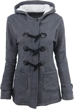 Womens Classic Coat Pocket Zipper Hoodies Sweatshirt Long Solid Color Coat Jacket Causal Fashion Top Casual Notch