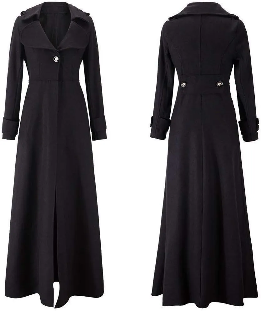 Womens Double Breasted Trench Coat Pocket Cardigan Button Top Sweater Knit Hooded Coat Slim Outerwear Coats Trench