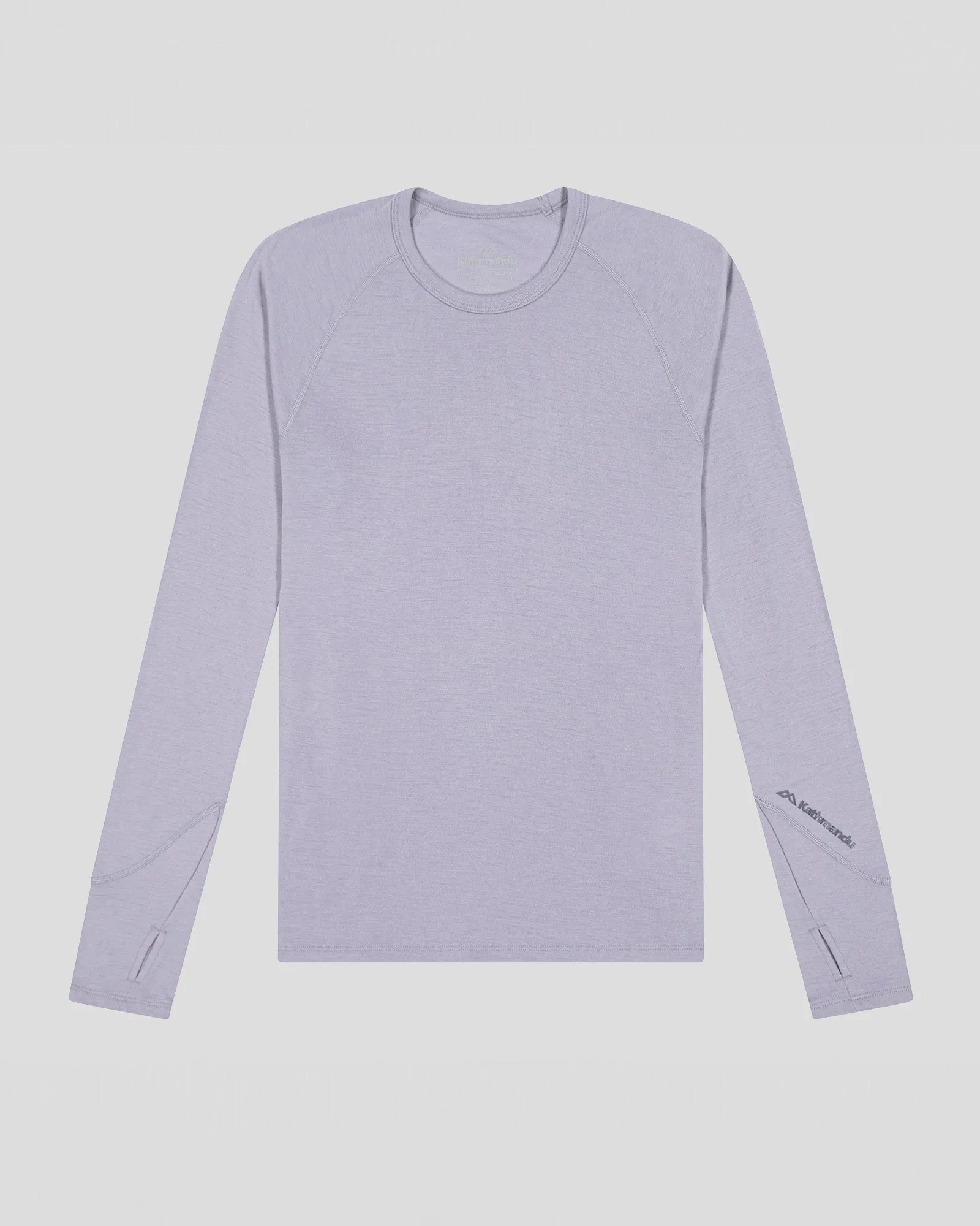 Women's KMDMerino Baselayer Long Sleeve Top - Light Haze