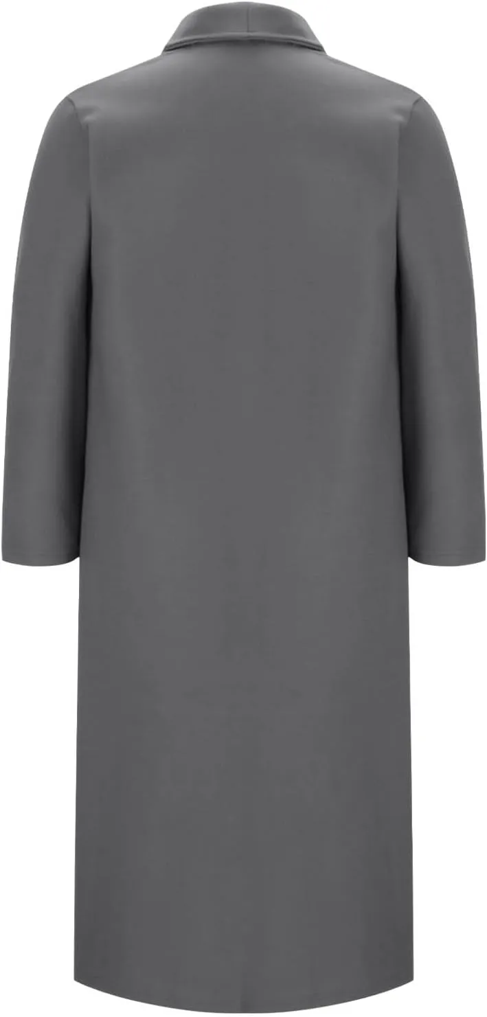 Women's Long Winter Pea Coat Open Front Wool Blend Cardigan Overcoat Loose Lapel Trench Coats Classy Outerwear