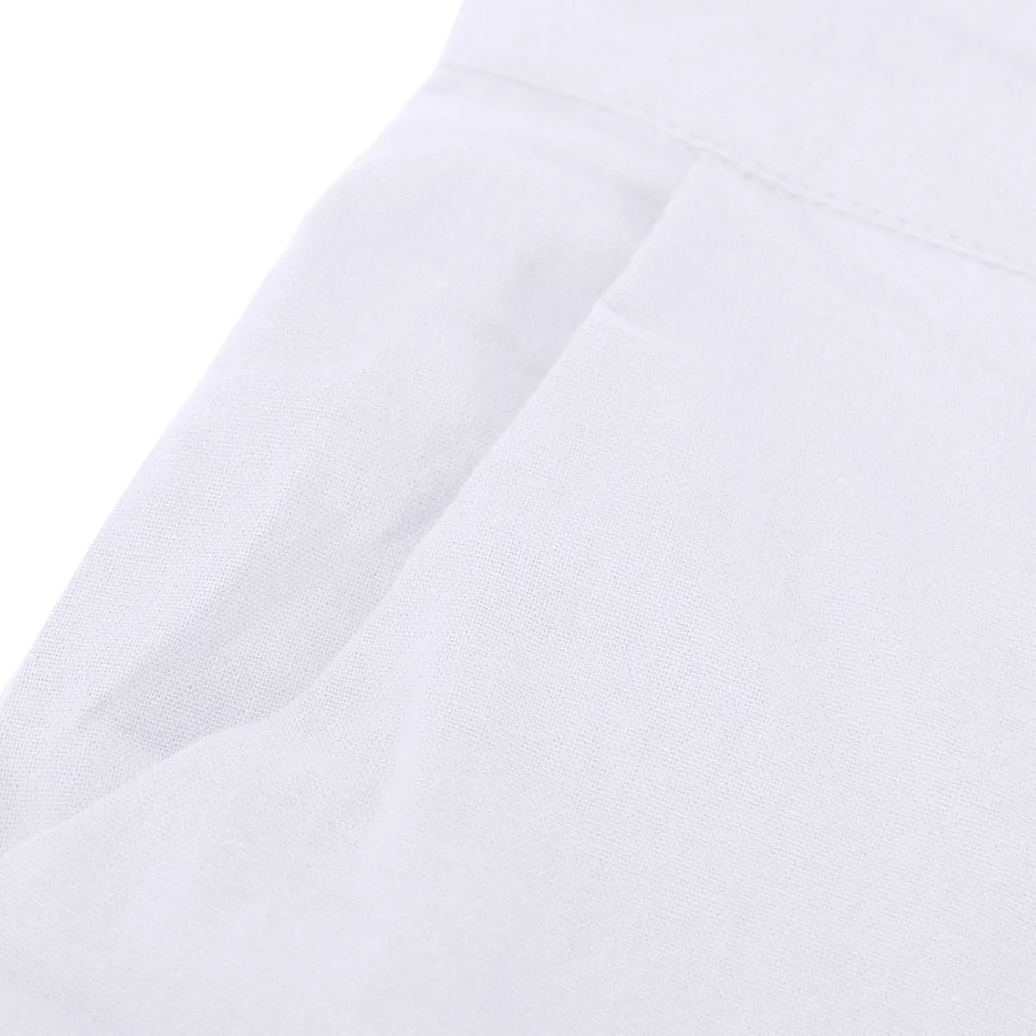 Womens Summer Pants Trendy Cotton Linen Dressy Pants Casual Straight Leg Beach Trousers Lounge Palazzo with Pocket
