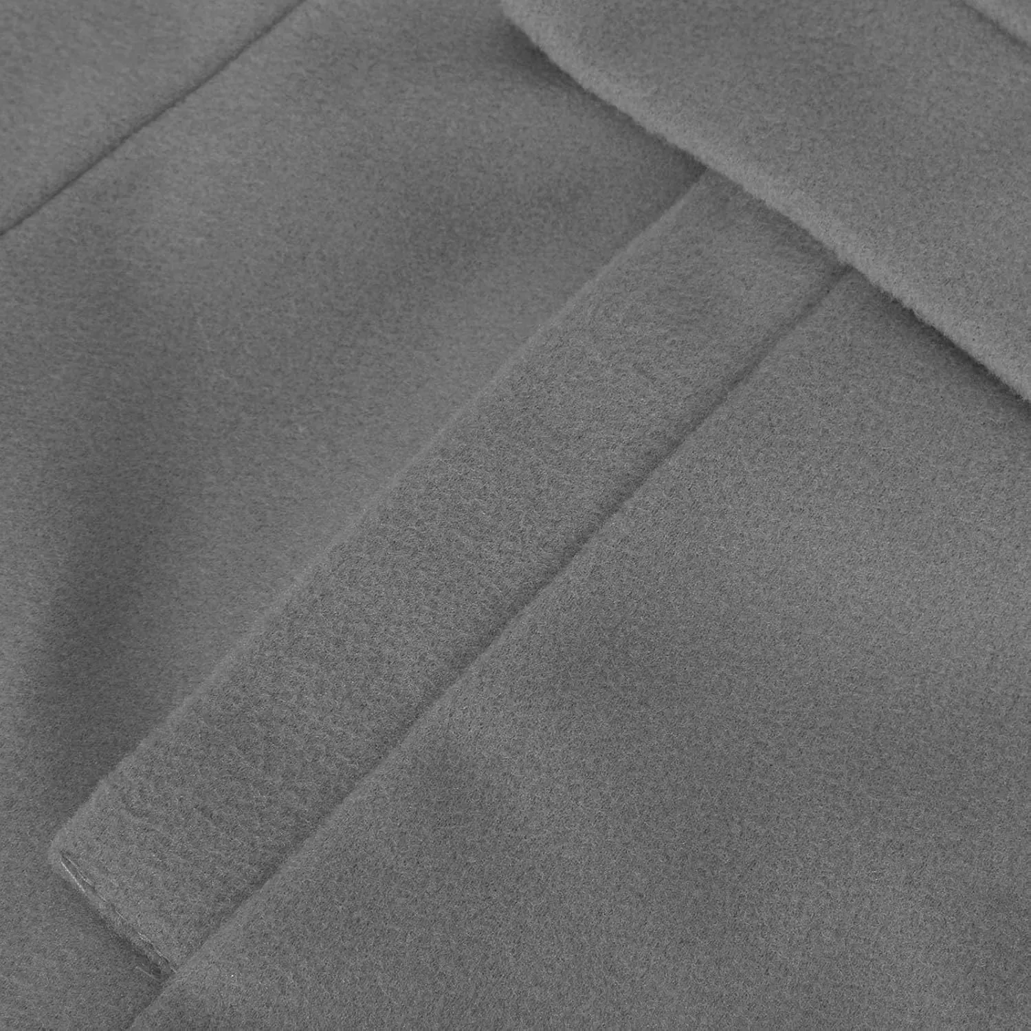 Womens Trench Coats 2024 Notch Lapel Mid-Long Open Front Pea Coat Wool Blend Warm Winter Jackets With Pockets