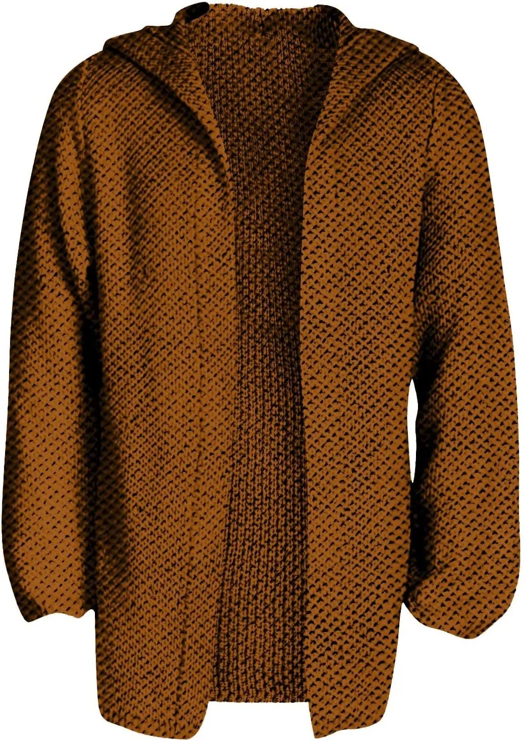 Ymosrh Men's Coat Jacket Long Cardigan Open Front Fall Casual Winter Warm Knit Sweater Coat Fashion Outwear, XL-5XL