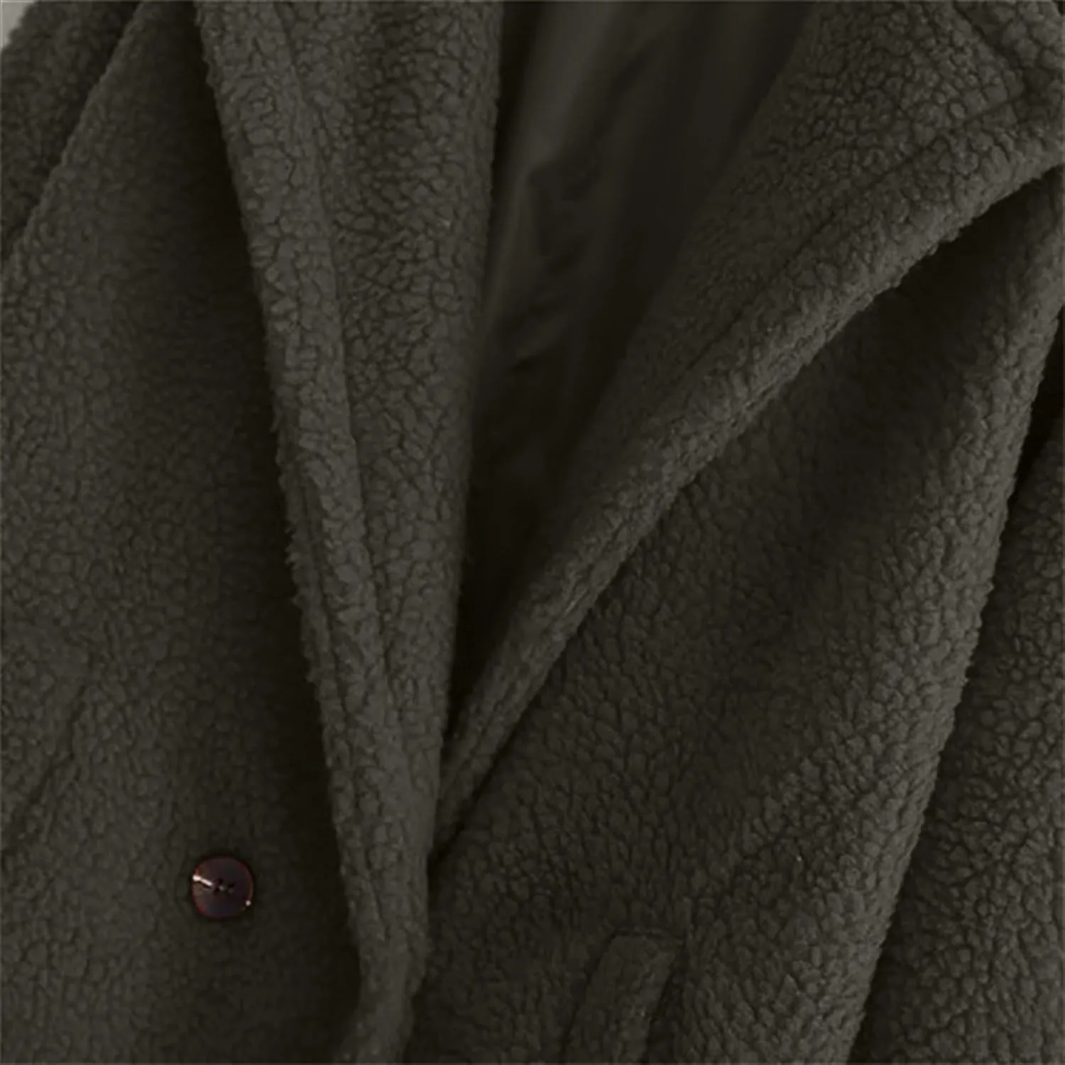 YRAETENM Winter Jackets for Women Fuzzy Fleece Lapel Shearling Trench Coats Casual Warm Long Overcoat Outwear with Pockets