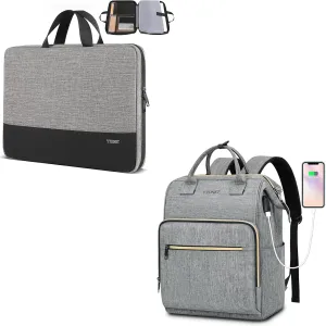 Ytonet Laptop Case, 15.6 inch TSA Laptop Bag Laptop Sleeve Water Resistant Computer Case