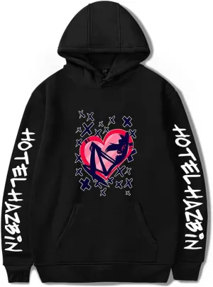 YUYEADZ Hazbin Hotel Merch Unisex Long Sleeve Hoodies Sweatshirt Women Men Fashion Pullover Clothes